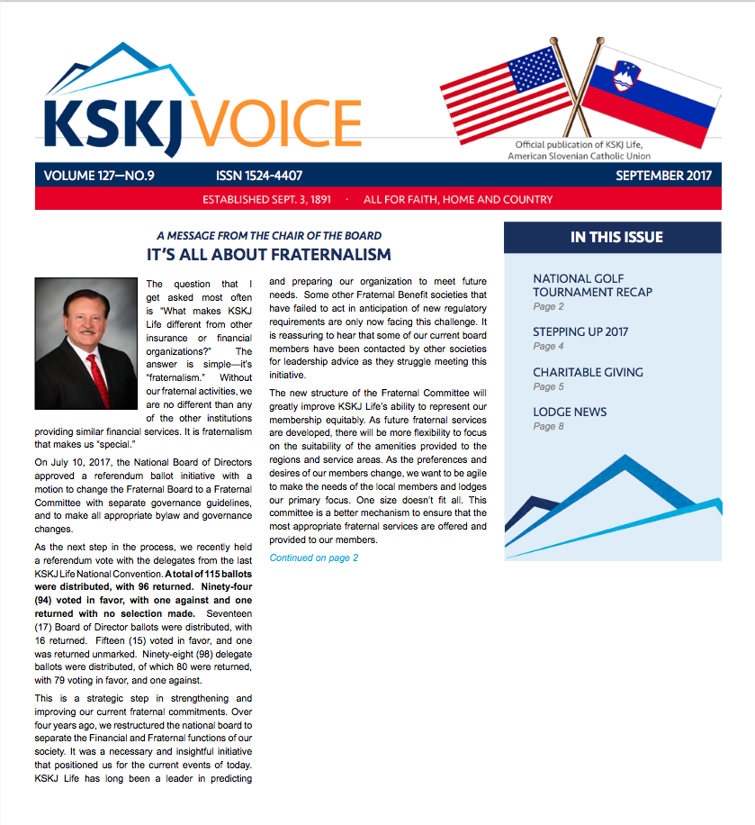 KSKJ Voice September Newsletter