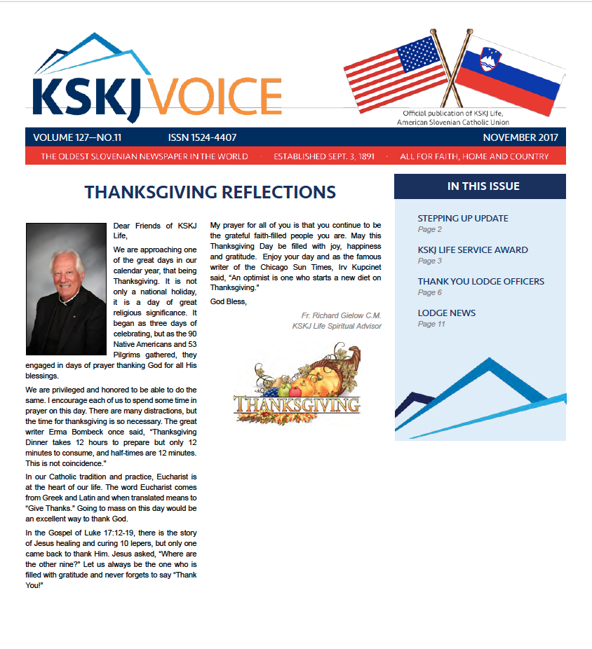 KSKJ Voice November Newsletter