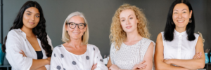 Woman reviewing retirement